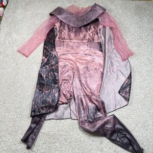 Disney Descendants Audrey Costume‎ Jumpsuit and Cape Kids Large 10-12 Halloween